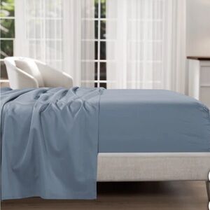 PURÉ earth | 1 flat bedsheet only (solid blue)